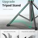 SENSYNE 62" Phone Tripod & Selfie Stick, Extendable Cell Phone Tripod Stand with Wireless Remote and Phone Holder, Compatible with iPhone Android Phone, Camera (Black)