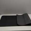 Ottomanson Hallway Runner Rug 46x17 inches Non Slip Solid Area Rugs Easy to Clean Laundry Rug Runner Durable & Pet Friendly Floor Carpet Runners for Hallways Entryway Living Room Kitchen, BlackAmazon's Choice