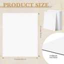 FunooFuno 30 Pack 16x20 White Backing Boards, Acid-Free Uncut Mat Boards for Picture Frame, 4-ply Thickness Both Sides Cardboard Full Sheet for Photos, Pictures, Prints, Painting, Art & Craft DIY