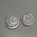 Palksky Mason Jar Drinking Lids,Stainless Steel Wide Mouth Mason Jar Sip Lid accessories,Anticracking Leak Proof Seal Flip Cap Cover Airtight Accessories for Drink,2Pack