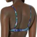 Amazon Essentials Women's Light-Support Triangle Bikini Swimsuit Top with Adjustable Straps
