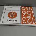 10 Inch Metal House Numbers For outside Gold, Large Address Numbers For House Outside Floating,Large Modern House Numbers For Outside Gold Floating Mount Flush Mount Aluminum Home Address Numbers 6