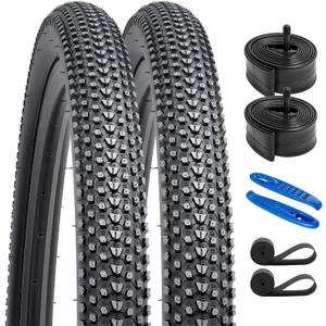 YUNSCM 2-Pcs 29" Mountain Bike Tires 29 x 2.10/54-622 Compatible with 29x2.0 29x2.10 29x2.125 Bike Bicycle Tires (Y-1089)