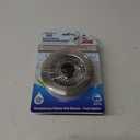 Kitchen SinkShroom Revolutionary Clog-Free Stainless Steel Sink Strainer, Chrome gray 2 Pack