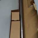 Ivilon Drapery Treatment Window Curtain Rod - Square Design 1 1/8 Rod. 28 to 48 Inch. Satin Nickel