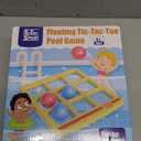 TicTac Shot Pool Toys Games Set- Tic-Tac-Toe Inflatable Pool Toy with 10 Balls - for Adults Teens Kids 2-10 Players