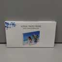 1Pack Acrylic Picture Frame,5x7 Clear Double Sided Photo Frame,Magnetic Photo Frames Desktop Display Family Baby Friends or Pet Dog Picture with Support Stand and Gift Boxes