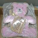 Teddy Bear Baby Shower Decorations Guest Book - We Can Bearly Wait For Girl- Centerpiece - Woodland - Ultrasound Picture Frame Keepsake (Pink)