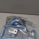 QYKIC Upgrade Safe Mandoline Slicer for Kitchen, Vegetable Chopper and Slicer, Potato Slicer Thickness Adjuster, French Fry Cutter, Veggie Onion Dicer Faster Kitchen Mandolin for Meal Prep (Blue)