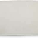 Basic Cream Solid Color Bathroom Rug, Non Slip & Soft Absorbent Bath Mat Carpets for Bathroom 16" x 24"