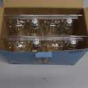 LED Edison Bulbs 6W, Equivalent 60W, High Brightness Daylight White 5000K, 750 Lumens, ST58 Vintage LED Filament Bulbs with 90+ CRI, E26 Base, Dimmable, Clear Glass, Pack of 8