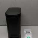 Cesun Small Bathroom Trash Can with Lid Soft Close, Step Pedal, 6 Liter / 1.6 Gallon Stainless Steel Garbage Can with Removable Inner Bucket, Anti-Fingerprint Finish (Matt Black)