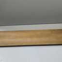 40" Large Wooden Serving Tray with Metal Handles Decorative Board