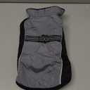 Dog Coat, Water-Resistant Dog Clothes, Warm Fleece Lining Dogs Coats, Winter Windproof Dogs Jackets with Reflective, Pet Vest for Small Pets - 1 PCS (S ( 7-15 LB | 12.59"Neck Girth ))Grey