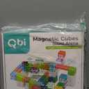 QBI Magnetic Building Blocks Car Track Set, 46PCS STEM Learning Toys for Kids Ages 4-8, Sensory Magnetic Blocks with 2 Push-and-go Cars | Educational Montessori Magnet Cubes for Boys & Girls (4 Years Old (46 Pieces))