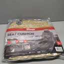 Motor Trend Seat Covers for Cars Trucks SUV, Faux Leather Beige Padded Seat Covers with Storage Pockets, Premium Interior Car Seat Cover, 2 x Front Seat Covers