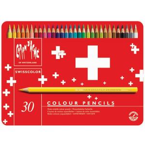 CREATIVE ART MATERIALS Swisscolor Pencils Metal Box, Set of 30 (1285.730)