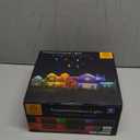 CasaX Permanent Outdoor Lights for House, 110Ft Outdoor String Lights LED, IP67 Waterproof 55W RGBW,111 Scene Modes, Halloween, Christmas Decoration Compatible with Alexa, Google Assistant