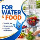 Microdyn Fruit and Vegetable Wash Solution with Ionized Silver, Non-Toxic, Iodine-Free, Odorless & Flavorless, 15 mL