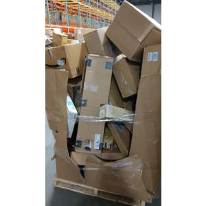 pallet of salvage items