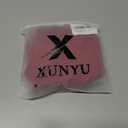 XUNYU High Support Sports Bra for Women Workout Tops Built in Bra Athletic Tank Top High Impact Padded Longline Yoga Bra (Red, M)