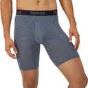 Hanes Men's Underwear Boxer Briefs 3-Pack, Total Support Pouch, Sexy Men's Underwear, Long or Short-Leg Boxer Briefs (L)