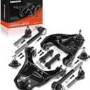 A-Premium 10Pcs, Front Upper Control Arm, Lower Ball Joint, Tie Rod End