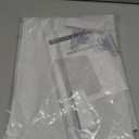 LazBlinds 100% Blackout Door Curtain, No Tools No Drill Cordless Blinds for Windows, Thermal Insulated UV Protection Privacy Window Curtains for French Door Front Door(26''W x 68''H, White, 1 Panel)