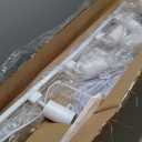 Plug in Track Lighting with Power Cord, 4-Light GU10 Track Lighting Kit with Track Rail, Modern Kitchen LED Track Lighting Fixtures Ceiling Wall Spot Light, 13FT Plug Cord, White (No Bulbs)