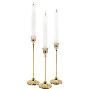 LEPAOSHENG Candlestick Holders 3PCS, Metal Taper Candle Holder, Gold Vintage Candle Holders for Pillar Candles, Table Mantel Wedding Festive Decor Party Party Decor Christmas Decorations