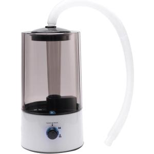 EKDJKK 4L Reptile Humidifier Fogger, Large Size High Pressure Silent Reptile Tank with Humidity Control and Hose for Reptiles, Amphibians, Herps, Compatible with All Terrariums, Cages, Enclosures (Clear)