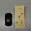 TECKNET Bluetooth Mouse, [ USB + BT1 + BT2 ] Wireless Mouse for Laptop, Silent Click, Ergonomic Design, 4800 DPI Computer Mice Wireless, Dual Mode for Laptop, Computer, iPad, MacBook (Black)