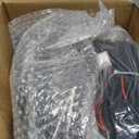 LED Fog Lights with 3 Colors DRL for Toyota Rav4 2019-2025, White LED Daytime Running light, Amber Turn Signal,Blue Lights for Nights, Fog Lamp Assembly kit with Bezel,Include Wiring Harness