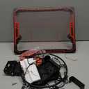 Basketball Hoop Indoor for Kids(4-12 Years Old), Over The Door Basketball Hoop with Scoring, Countdown and Music Accompaniment, Christmas Toys (red)