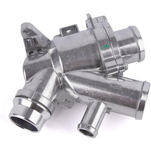 Tykick Coolant Thermostat Housing Assembly for Land Rover LR4 Range Rover Sport for Jaguar F-Type XJ XJR XF XFR XFR-S XK XKR XKR-S 2010-2020 5.0L V8 Replaces LR032135 LR010799 C2Z19929 9025169 766-192