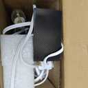 otnofok Window Candles with Sensor Dusk to Dawn Electric Corded, 9.6'' Plug-in LED Window Candle Lights with Black Holder and 6ft Cord, Christmas Candles for Windows Decoration, UL Listed, 4 Pack