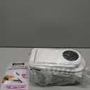 8 Blade All-in-1 Vegetable Chopper Mandoline Slicer with Container, Food Chopper, Onion Chopper, Veggie Cutter for Salad, Kitchen Gadgets Accessories Essentials, White