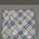 Comfort Spaces Cotton Flannel Sheets Queen Size, Ultra Soft Flannel Sheet Set with 14" Elastic Pocket , Plaid Print Warm Flannel Bedding, Blue Plaid 4 Piece