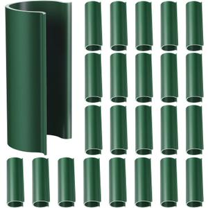 Jetec 32 Pcs PVC Pipe Clips Pool Cover Clamps for Above Ground Pool Greenhouses, Row Covers, Garden, Shelters, Bird Protection, 2.4 Inch Long(for 3/4 Inch PVC Pipe,Green)