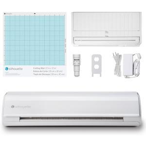 Silhouette Cameo 5 12 inch Vinyl Cutting Machine with Studio Software, Electric Tool and ES Mat Compatible, SNA and IPT, 50 db, White Edition