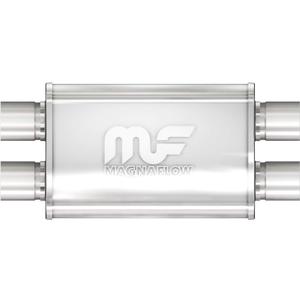 MagnaFlow X-PIPE Performance Muffler 11386 | 2.5" Inlet/Outlet (2.5 in. Inlet/Outlet)