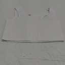 XUJI Transgender FTM Breathable Half Chest Binder (White, XL)