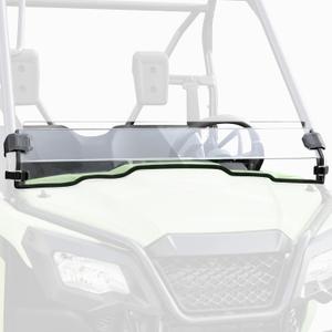SAUTVS Front Half Windshield for Honda Pioneer 520 500 2015-2025, Clear Durable Front Half Windscreen for Honda Pioneer 520 2021-2023 2025, Pioneer 500 2015-2023 Accessories