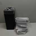 Bathroom Trash Can with Lid, KOEYLE 2 Pack 2.2 Gallon Automatic Touchless Garbage Can, Small Motion Sensor Smart Trash Can, Slim Waterproof Trash Bin for Bedroom, Bathroom, Office, Living Room (Black)