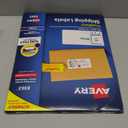 Avery Printable Shipping Labels, Sure Feed Technology, 2" x 4", White, 500 Blank Mailing Labels (8363)