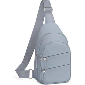 Tuwubi Crossbody Bags for Women, Sling Bag for Men, Small Hiking Backpack Anti Theft Lightweight for Outdoors Travel (M, Blue)