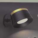 Moobibear Motion Sensor Wall Light Indoor 2Pcs, 3500mAh Rechargeable Battery Operated LED Wall Light, Wall Lamp Wireless with 360 ° Rotation, 3 Color Temperatures for Bedroom, Study, Corridor, Picture, White