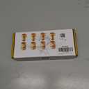 HQMPC Garden Hose Quick Connect Solid Brass Quick Connector Garden Hose Fitting Water Hose Connectors 3/4 inch GHT (4Sets)