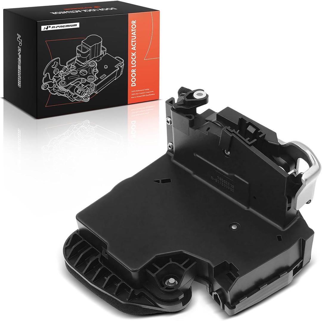 A-Premium Front Driver Door Lock Actuator Compatible with Chevrolet Chevy Silverado Suburban Blazer Tahoe Traverse & GMC Sierra Yukon & Cadillac Escalade ATS CT6 CTS & Buick EnclaveEnvision
