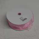 Berwick Offray 2.5" Wide Sheer Spring Wired Edge Ribbon for Decoration and Crafts, 50-Yard Spool, Pink